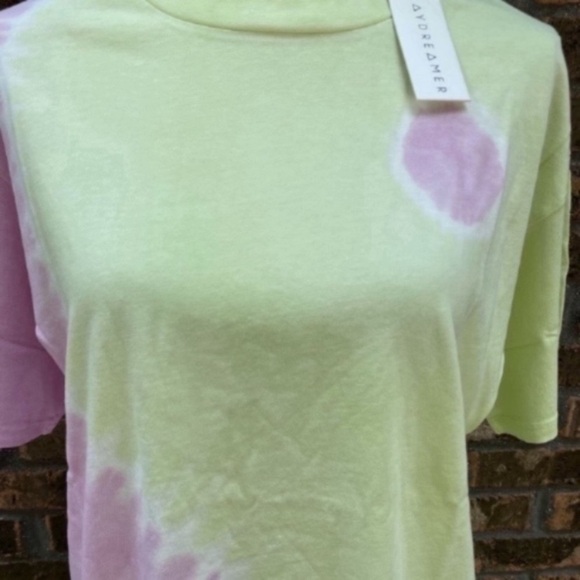 DAYDREAMER LA lotus YIN YANG WEEKEND Womens TEE Shirt Size Large NEW 90s 00s. - Picture 4 of 6